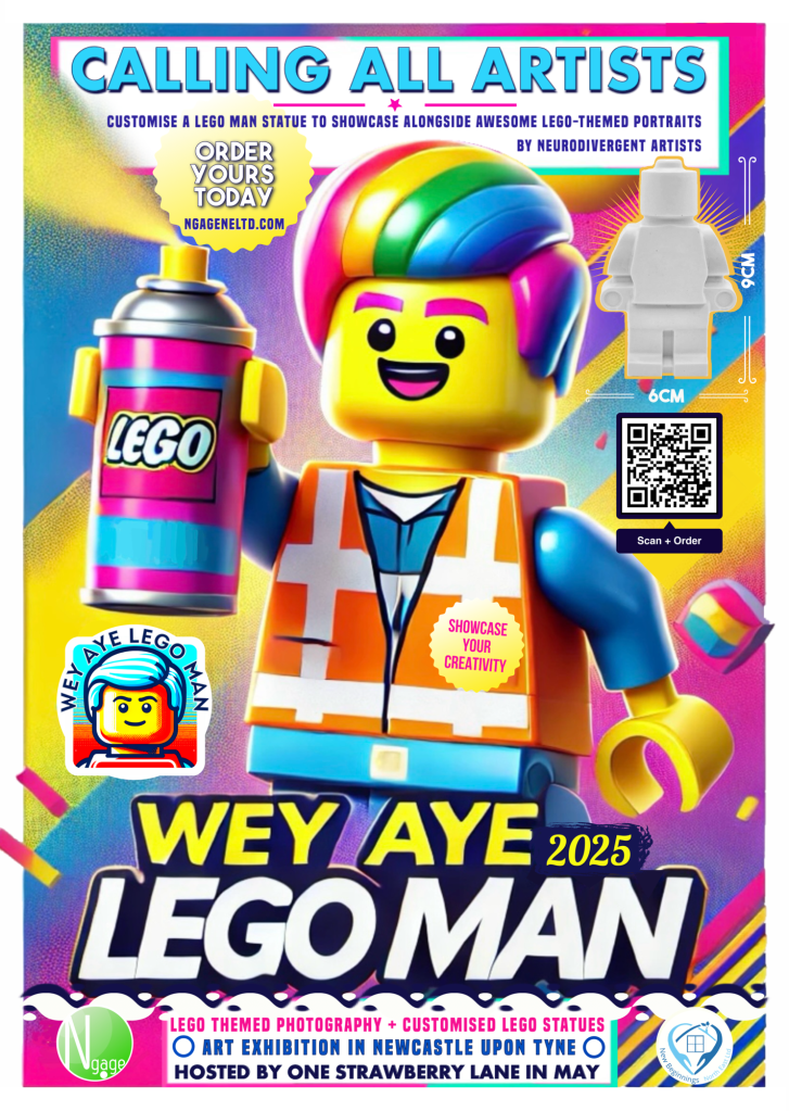Calling All Artists to take part in the Wey Aye Lego Man 2025 exhibition