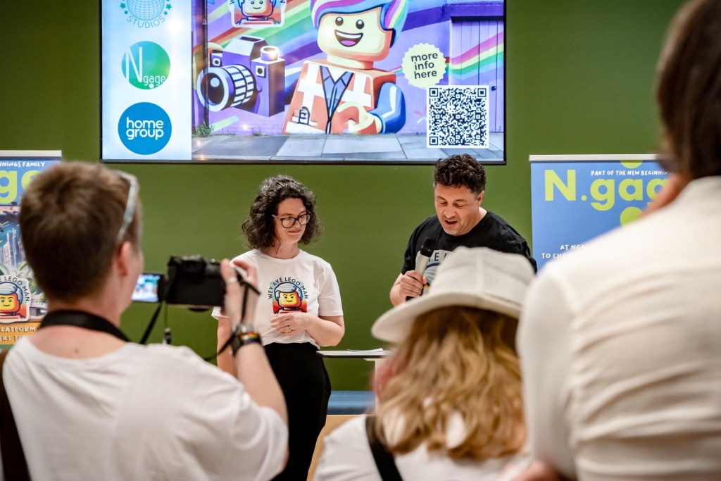 Organisers Rachel Spencer and Mark Butcher hosting the 2025 exhibition