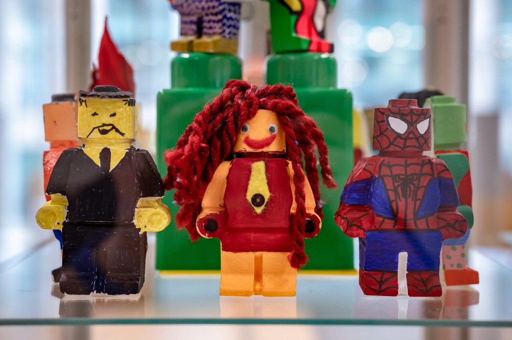 Three beautifully designed Lego Figures